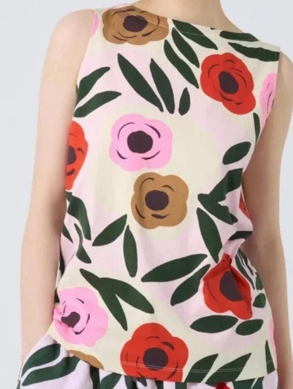 NWT - Marimekko Uniqlo Collab Sleeveless Floral Tank